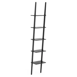 Swedese Libri Wandplank 5 planken, Es zwart glanzend< Planken & Planksystemen