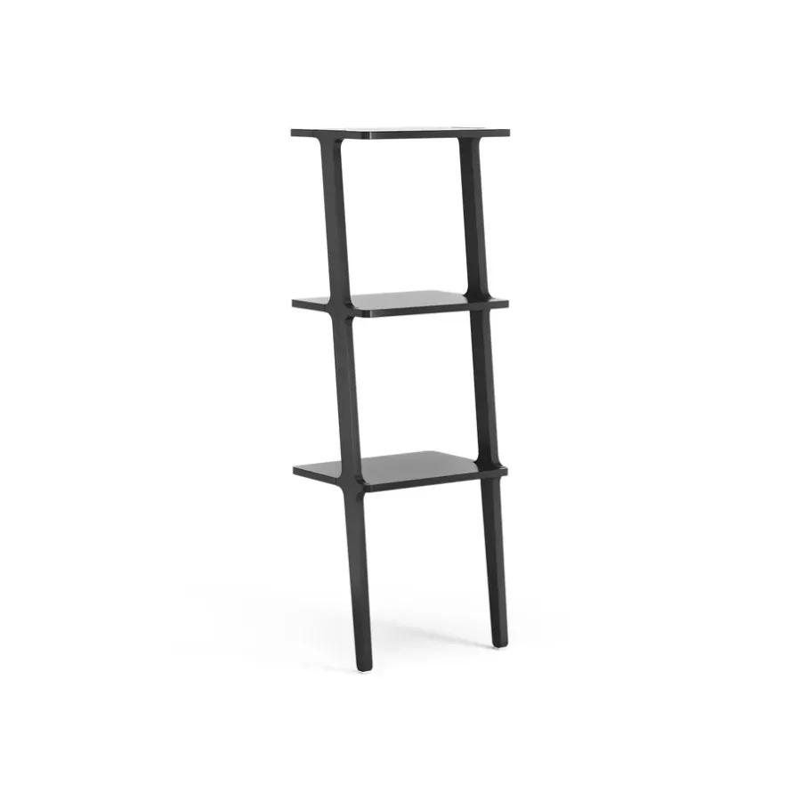 Swedese Libri Wandplank 3 planken, Es zwart glanzend< Planken & Planksystemen