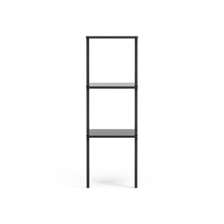 Swedese Libri Wandplank 3 planken, Es zwart glanzend< Planken & Planksystemen