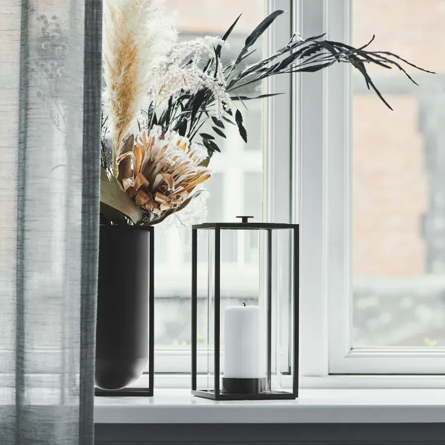 Audo Copenhagen Light'In lantaarn, zwart< Kaarsenhouders & Kaarsenborden