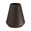 NJRD Lines vaas 18 cm, Bruin< Vazen