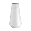 NJRD Lines vaas 22 cm, Wit< Vazen