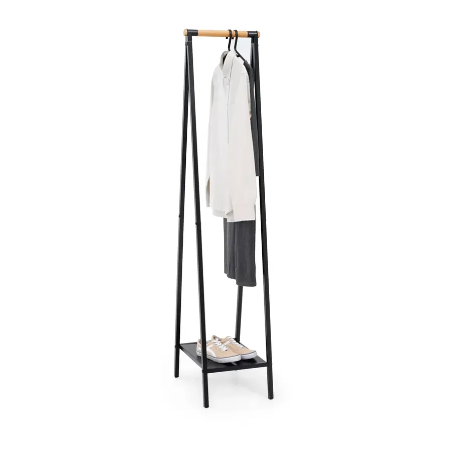 Brabantia Linn kledingrek compact, Zwart< Kapstokken & Hangrekken