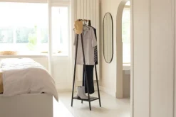 Brabantia Linn kledingrek compact, Zwart< Kapstokken & Hangrekken