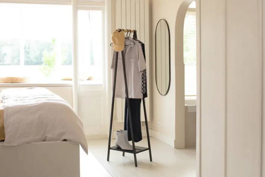 Brabantia Linn kledingrek compact, Zwart< Kapstokken & Hangrekken