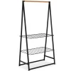 Brabantia Linn kledingrek large, Zwart< Kapstokken & Hangrekken