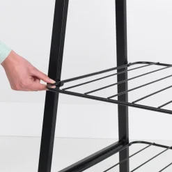 Brabantia Linn kledingrek large, Zwart< Kapstokken & Hangrekken