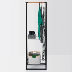 Brabantia Linn kledingrek small, Zwart< Kapstokken & Hangrekken