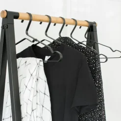Brabantia Linn kleerhanger 4-pack, Zwart< Kapstokken & Hangrekken|Haken & Hangers