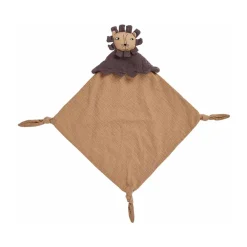 OYOY Lobo Lion knuffeldoekje 40x40 cm, Caramel< Kinderkamer Interieuraccessoires|Kinderkamer Interieuraccessoires