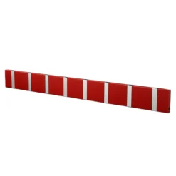 LoCa Knax kledinghanger 80 cm, rood-grijs< Kapstokken & Hangrekken