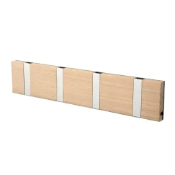 LoCa Knax kledinghanger 40 cm, gewassen eiken-grijs< Kapstokken & Hangrekken