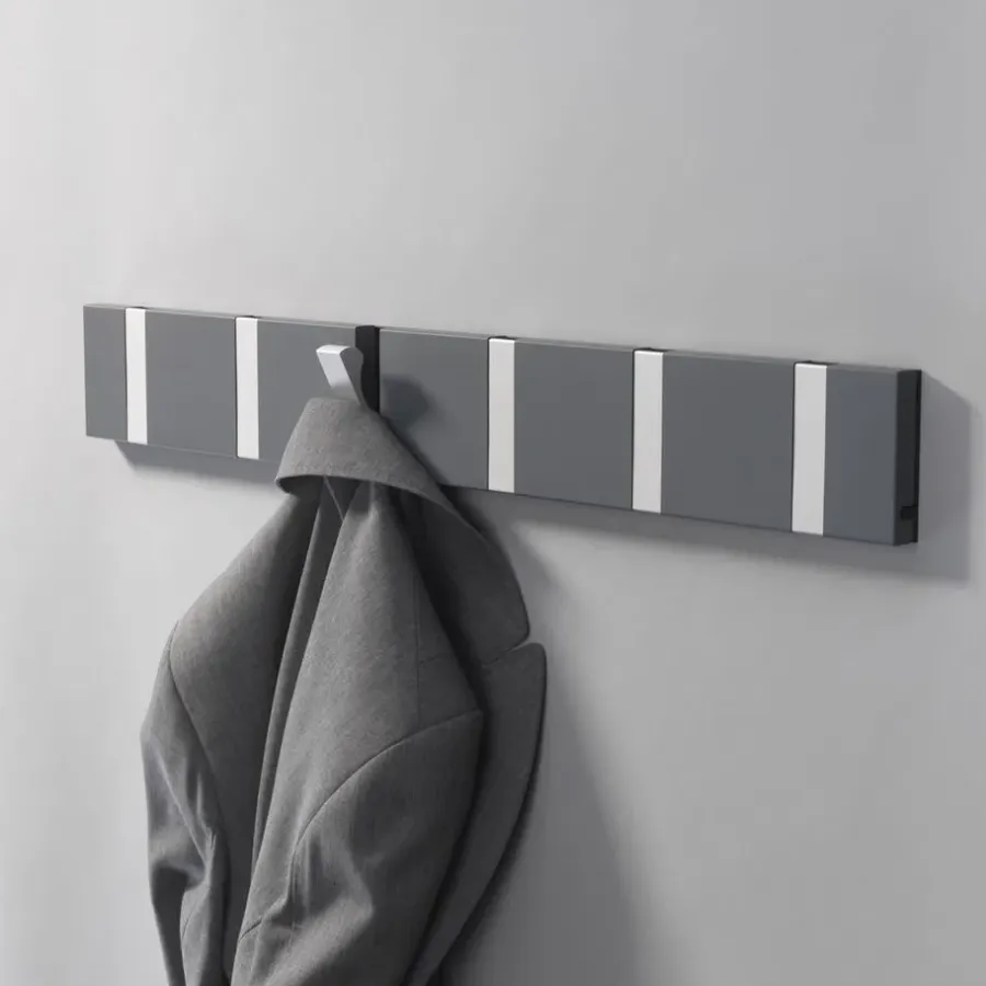 LoCa Knax kledinghanger 40 cm, gewassen eiken-grijs< Kapstokken & Hangrekken