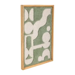 Bloomingville Longton muurdecoratie 45x65 cm, Green< Wanddecoraties