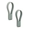 Zone Denmark Loop handdoekhanger magnetisch 2-pack, Matcha green< Handdoekenrekken & -Ringen