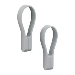 Zone Denmark Loop handdoekhanger magnetisch 2-pack, Gull grey< Handdoekenrekken & -Ringen