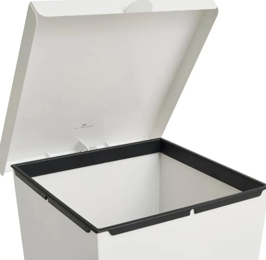 HAY Loop pedaalemmer 26L, Wit< Prullenbakken
