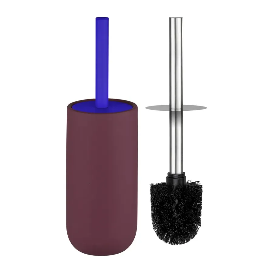 Mette Ditmer Lotus play toilettenborstel, incl. 2 toiletborstelkoppen, Wine< Toiletborstels