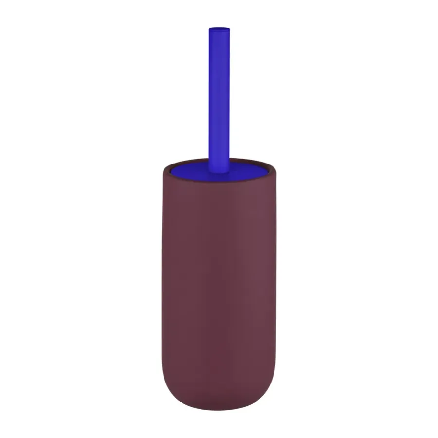 Mette Ditmer Lotus play toilettenborstel, incl. 2 toiletborstelkoppen, Wine< Toiletborstels