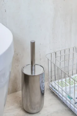 Mette Ditmer Lotus toiletborstel, Chrome< Toiletborstels