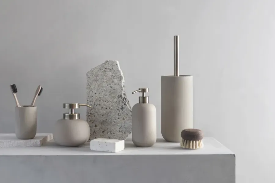 Mette Ditmer Lotus toiletborstel, Sand< Toiletborstels