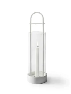 Design House Stockholm Lotus windlicht, wit< Kaarsenhouders & Kaarsenborden