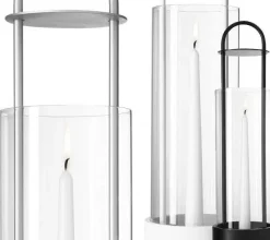 Design House Stockholm Lotus windlicht, wit< Kaarsenhouders & Kaarsenborden