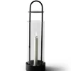 Design House Stockholm Lotus windlicht, zwart< Kaarsenhouders & Kaarsenborden