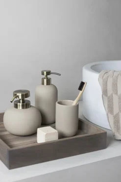 Mette Ditmer Lotus zeepdispenser hoog, Sand< Zeepdispensers & Zeepschaaltjes