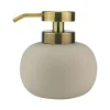 Mette Ditmer Lotus zeepdispenser, zand (gebroken wit)< Zeepdispensers & Zeepschaaltjes