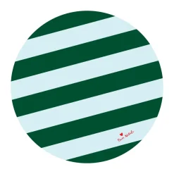 Byon Love kerstboomkleed Ø100 cm, Groen-lichtblauw< Kerstdecoraties