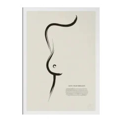 Kunskapstavlan® Love your breasts poster, 50x70 cm< Posters