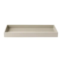 Mojoo Lux gelakt decoratief dienblad 38x19x3,5 cm, Latte< Decoratieve Accessoires|Decoratieve Dienbladen