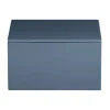 Mojoo Lux gelakte opbergdoos 19x19x10,5 cm, Blue indigo< Dozen & Boxen