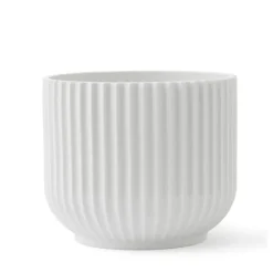 Lyngby Porcelæn Lyngby bloempot wit, Ø14,5 cm< Bloempotten