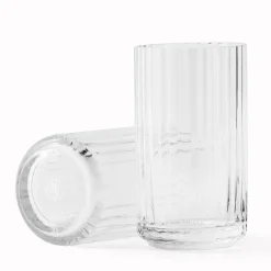 Lyngby Porcelæn Lyngby vaas glas transparant, 31 cm.< Vazen