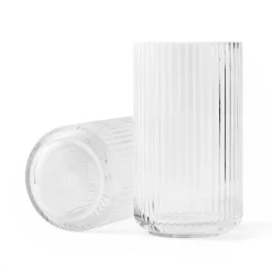 Lyngby Porcelæn Lyngby vaas glas transparant, 25 cm.< Vazen