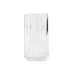 Lyngby Porcelæn Lyngby vaas glas transparant, 20 cm.< Vazen