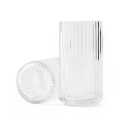 Lyngby Porcelæn Lyngby vaas glas transparant, 20 cm.< Vazen
