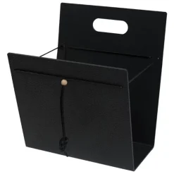LIND DNA Magazine Holder Hippo M, Black-anthracite< Tijdschriftenrekken