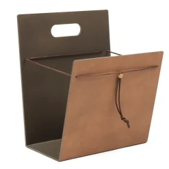 LIND DNA Magazine Holder Nupo M, Nature-bronze< Tijdschriftenrekken