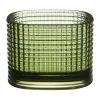 Orrefors Magica kaarsenhouder super circle 5 cm, Groen< Kaarsenhouders & Kaarsenborden