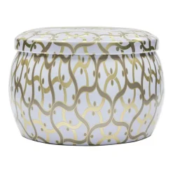 Voluspa Maison Blanc Mini Tin geurkaars 25 uur, Suede Blanc< Geurkaarsen & Aroma Diffusers