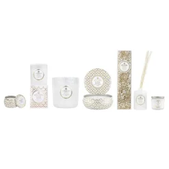 Voluspa Maison Blanc Mini Tin geurkaars 25 uur, Suede Blanc< Geurkaarsen & Aroma Diffusers