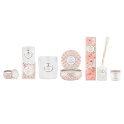 Voluspa Maison Blanc 3-wick Tin geurkaars 40 uur, Saijo Persimmon< Geurkaarsen & Aroma Diffusers