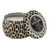 Voluspa Maison Noir Mini Tin geurkaars 25 uur, Ambre Lumiere< Geurkaarsen & Aroma Diffusers