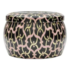 Voluspa Maison Noir Mini Tin geurkaars 25 uur, Pink Citron Grapefruit< Geurkaarsen & Aroma Diffusers