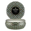 Voluspa Maison Noir 3-wick Tin geurkaars 40 uur, French Linen< Geurkaarsen & Aroma Diffusers