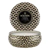Voluspa Maison Noir 3-wick Tin geurkaars 40 uur, Ambre Lumiere< Geurkaarsen & Aroma Diffusers