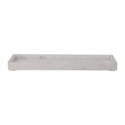 Bloomingville Majsa decoratieplateau 18x38 cm, White marble< Decoratieve Accessoires|Decoratieve Dienbladen